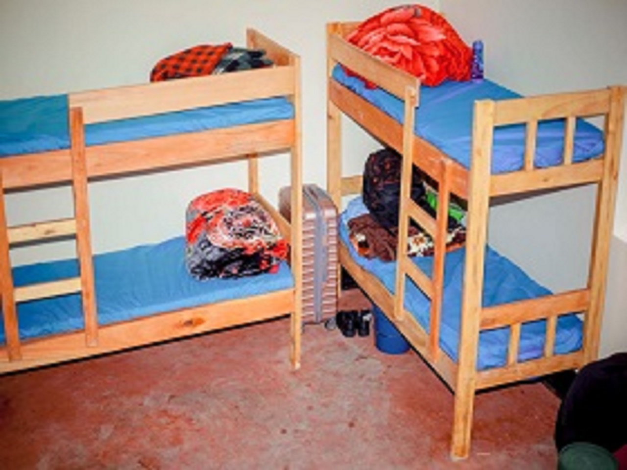 beds in dormitory